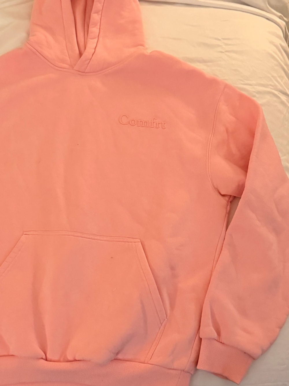 Pink Comfort Embroidered Hoodie - Picture 2 of 4